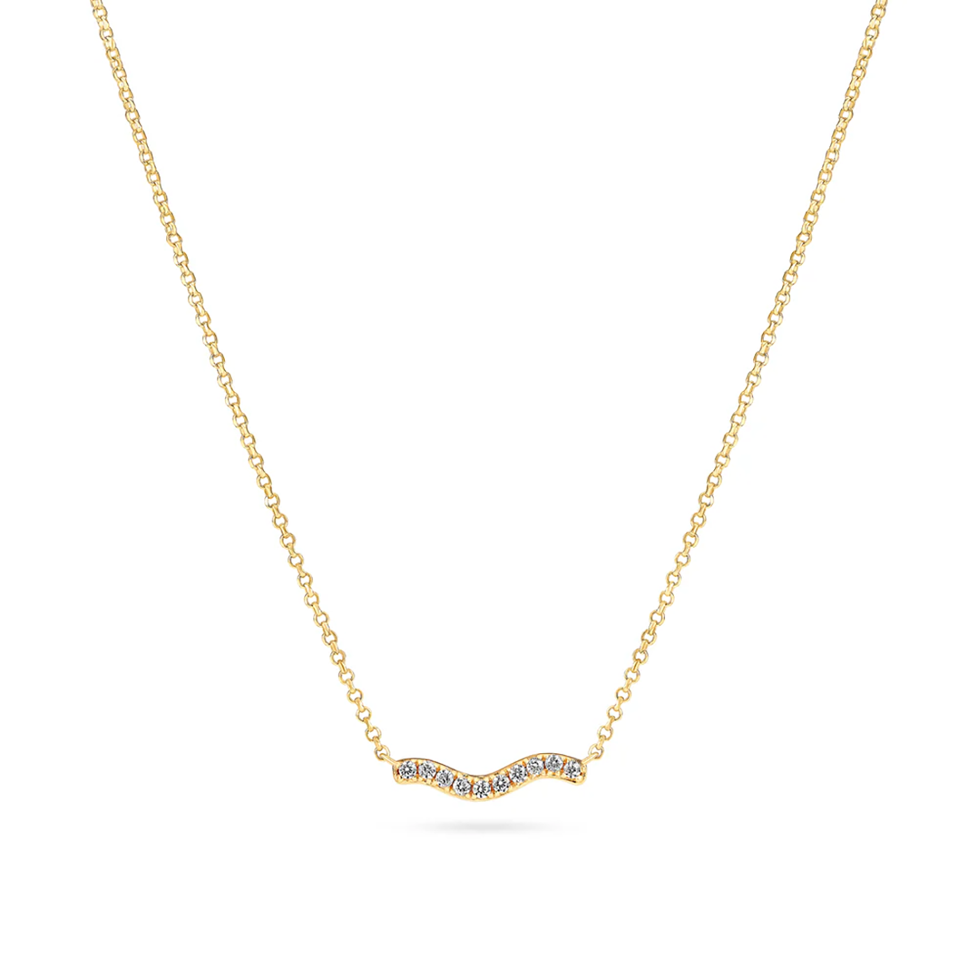 Kette Zirkonia 925er Silber gelb vergoldet Ellera Kette Zirkonia 925er Silber gelb vergoldet Ellera
