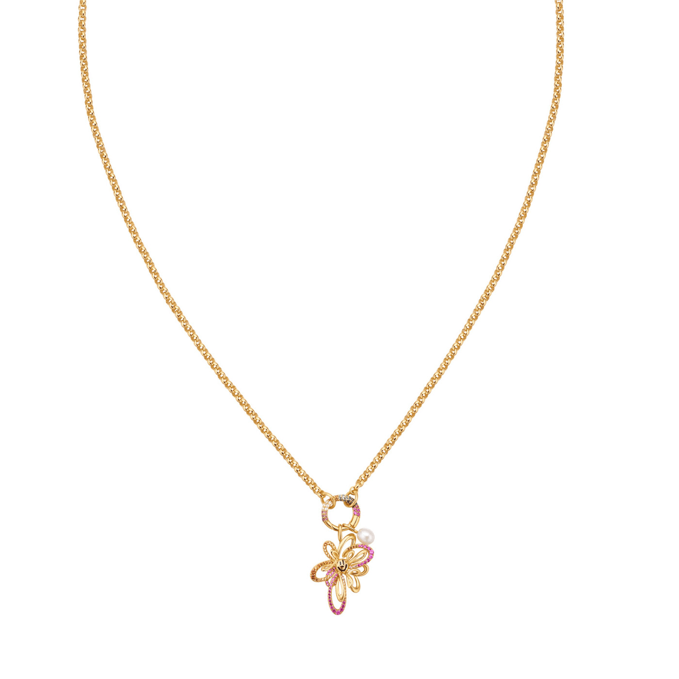 Kette Set 925er Silber gelb vergoldet Rising Sun Kette Set 925er Silber gelb vergoldet Rising Sun