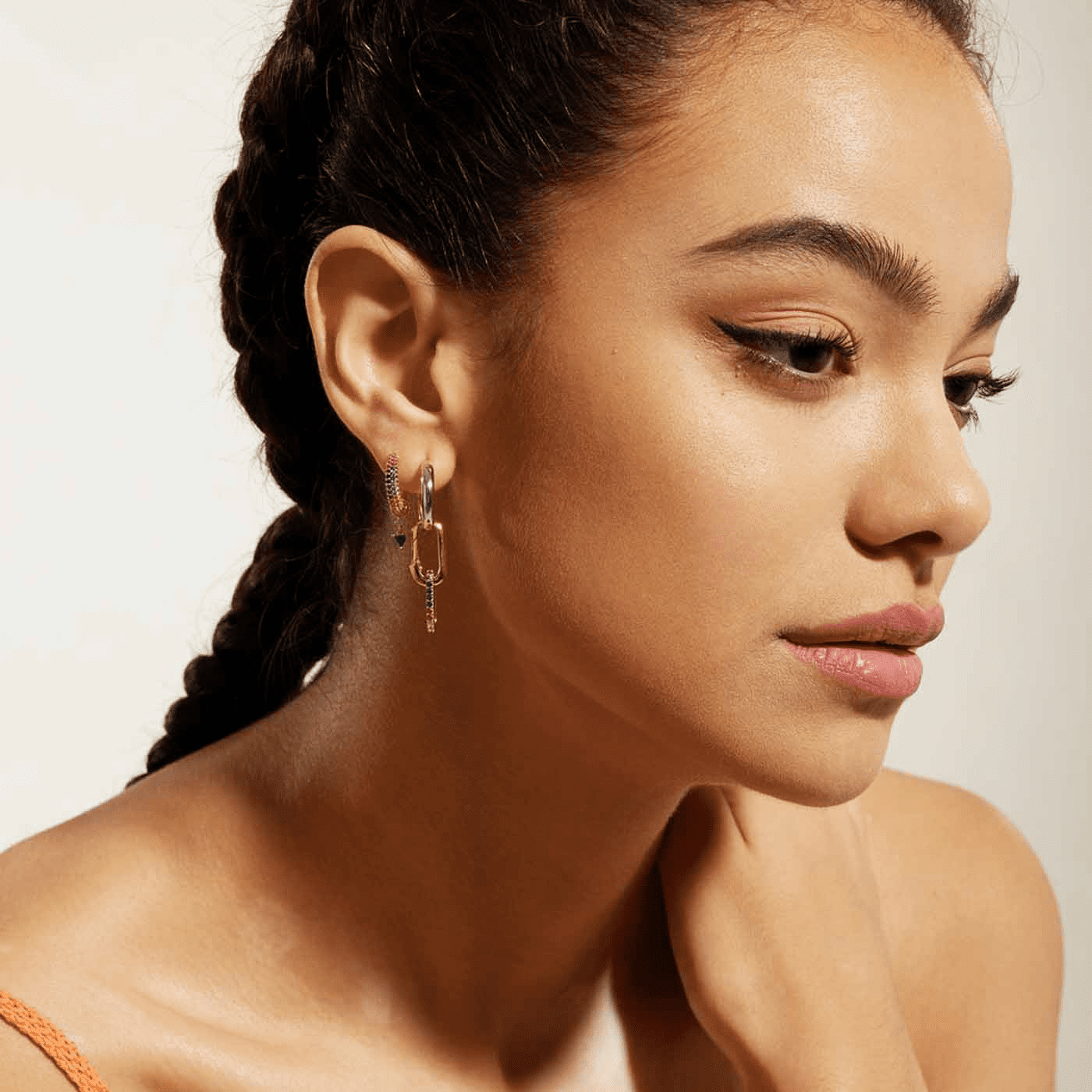 Ohrringe Zirkonia 925er Silber gelb vergoldet Rising Sun Ohrringe Zirkonia 925er Silber gelb vergoldet Rising Sun