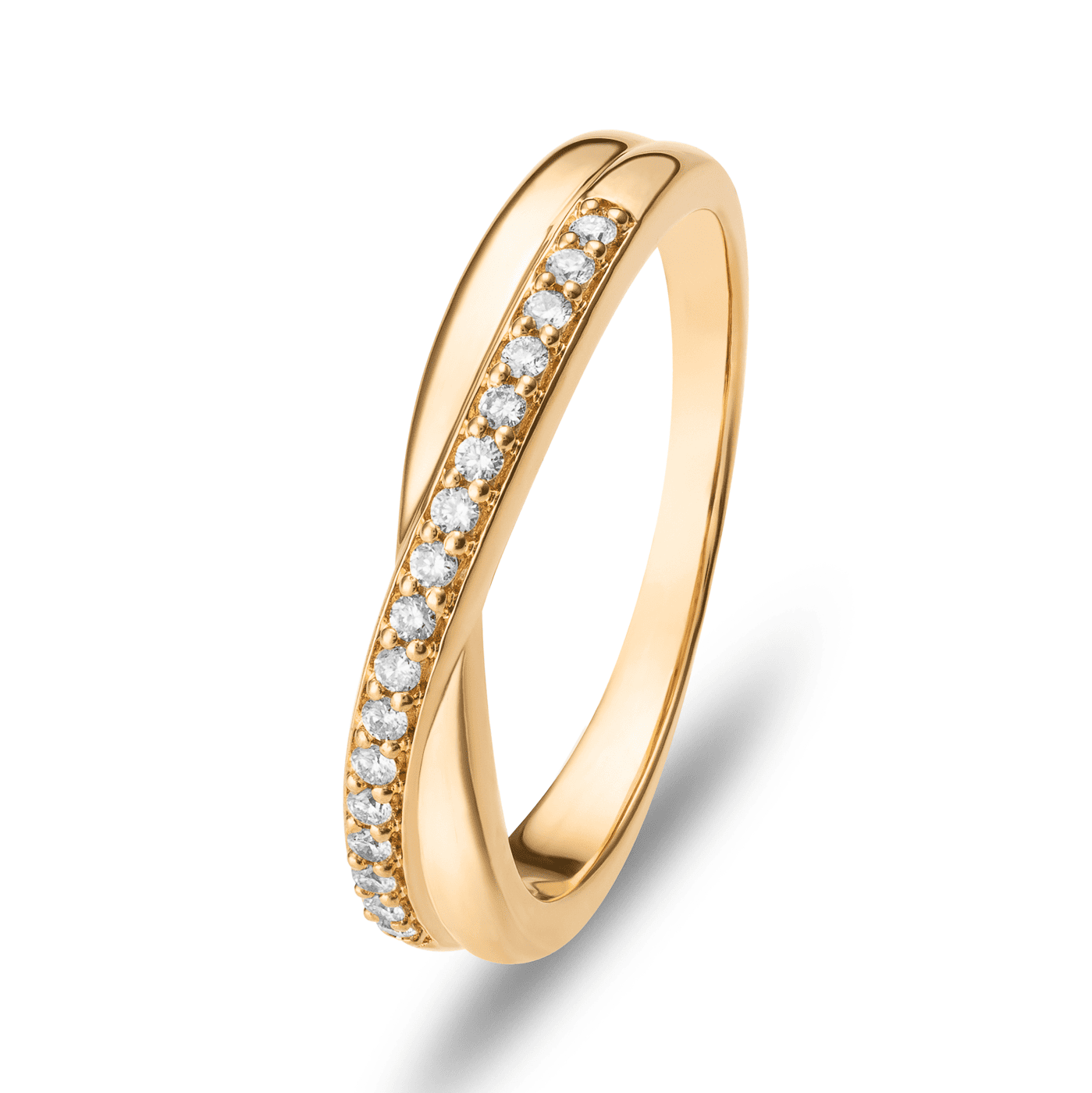 Ring Diamant zus. ca. 0,13 ct. 333er Gelbgold Ring Diamant zus. ca. 0,13 ct. 333er Gelbgold