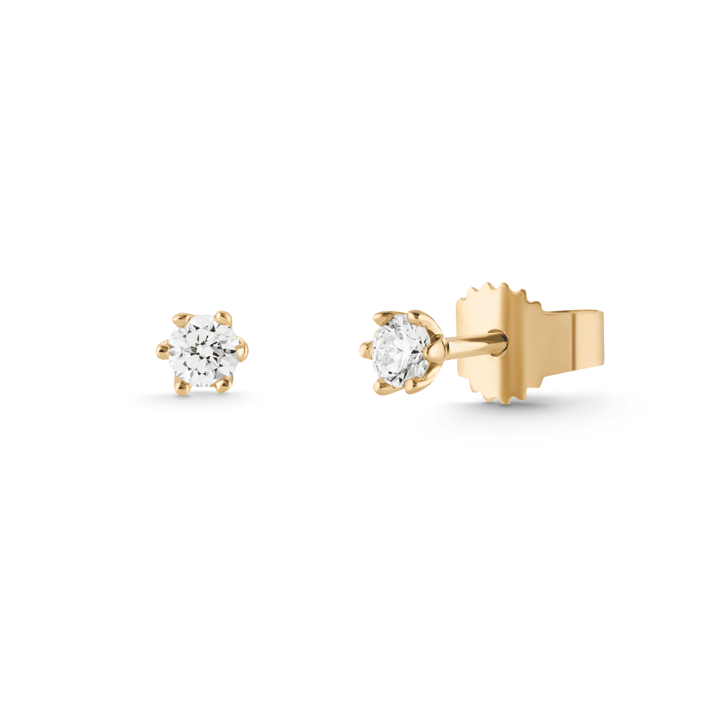 Ohrringe Diamant zus. ca. 0,15 ct. 585er Gelbgold In Love Solitär Ohrringe Diamant zus. ca. 0,15 ct. 585er Gelbgold In Love Solitär