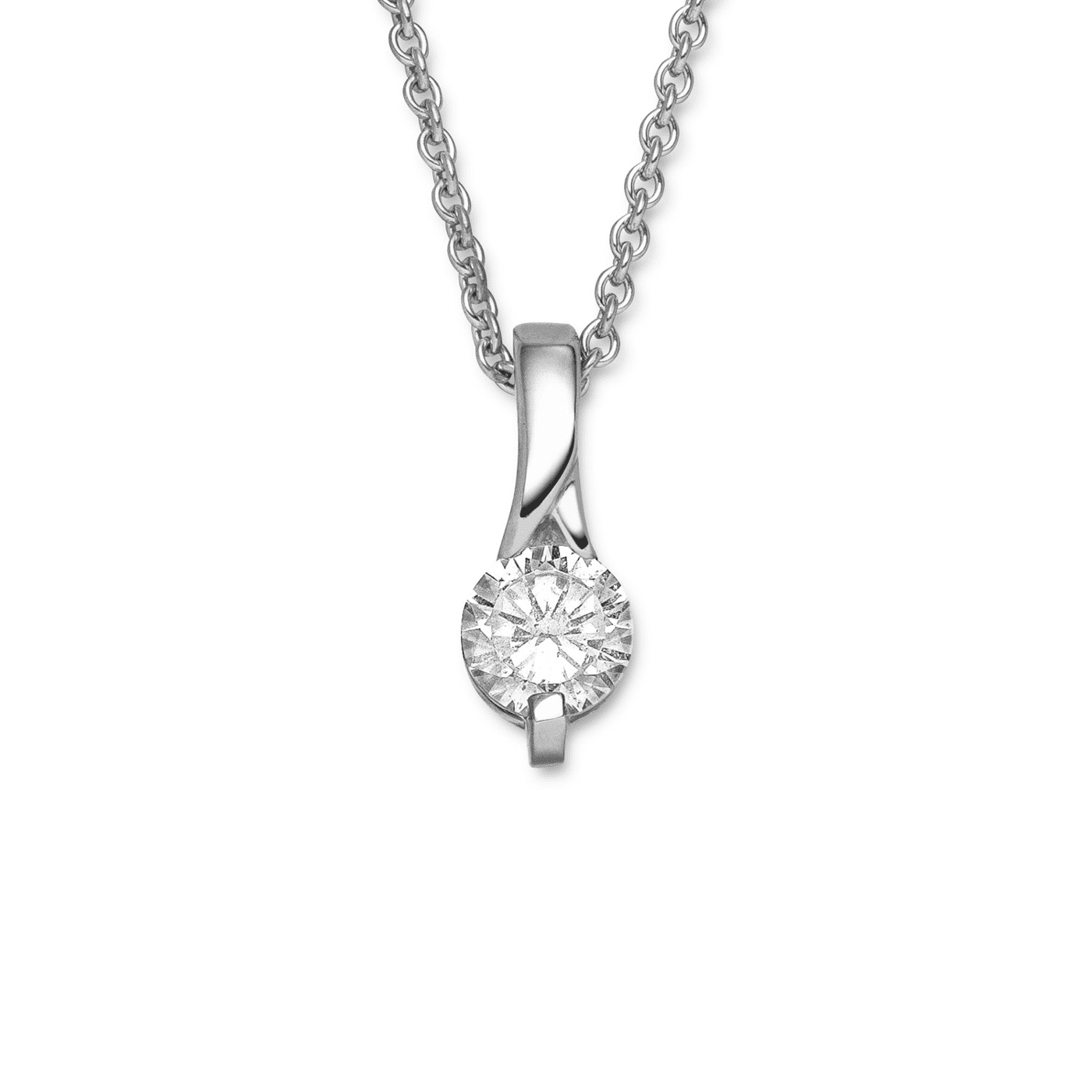 Kette Zirkonia 925er Silber  Kette Zirkonia 925er Silber