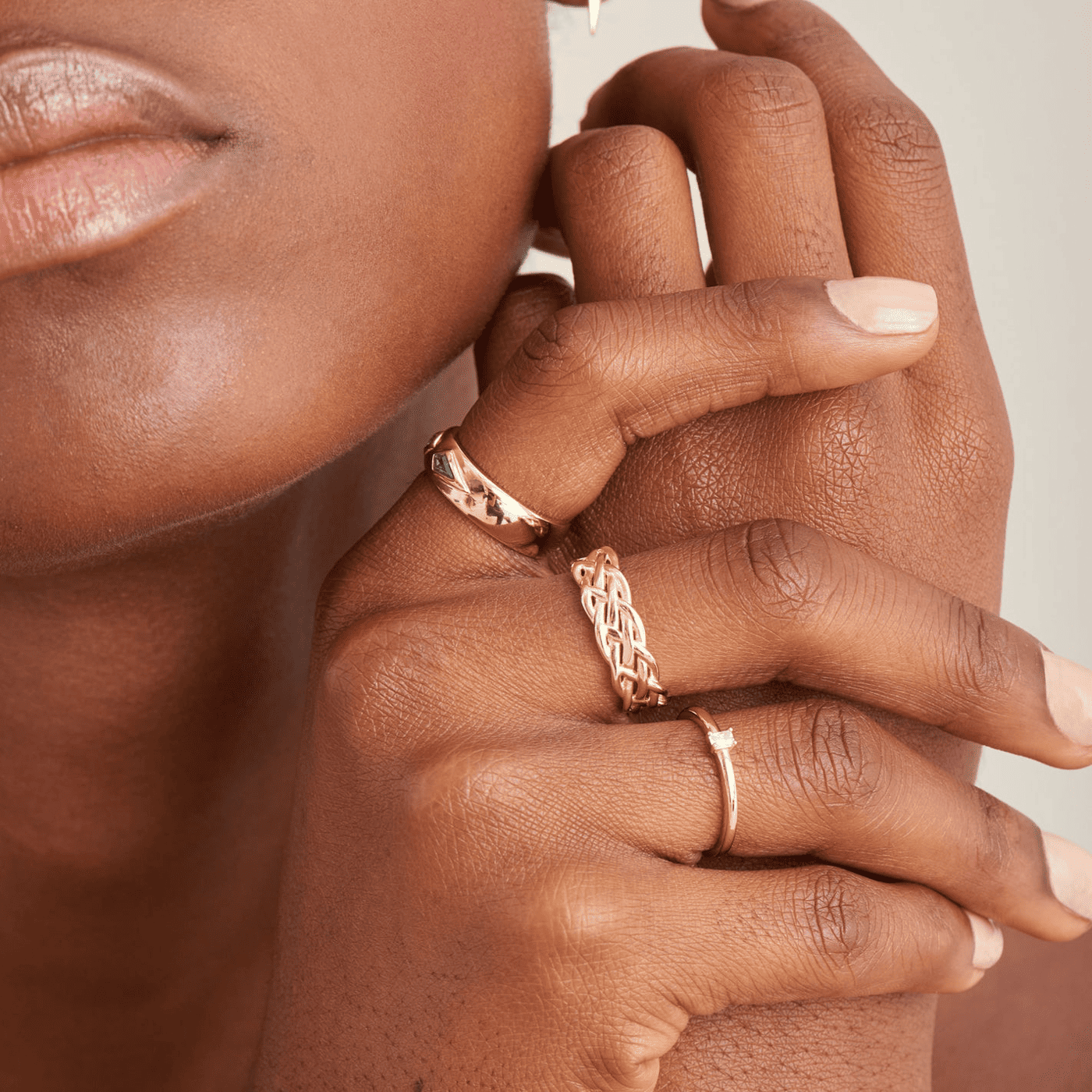 Ring 925er Silber gelb vergoldet Ropes & Dreams