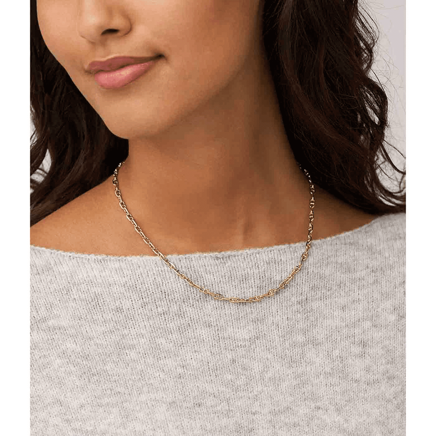 Edelstahlkette gelb vergoldet Edelstahlkette gelb vergoldet