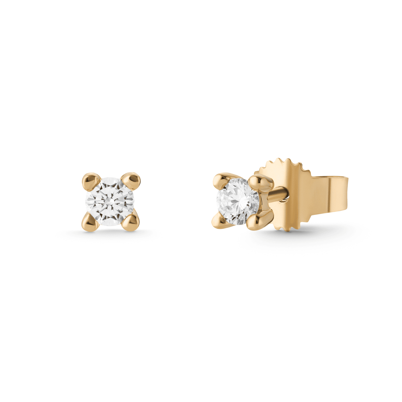 Ohrringe Diamant zus. ca. 0,25 ct. 585er Gelbgold Select Solitär Ohrringe Diamant zus. ca. 0,25 ct. 585er Gelbgold Select Solitär