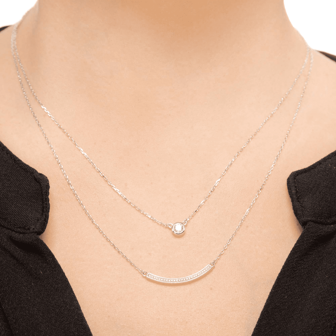 Kette Zirkonia 925er Silber 