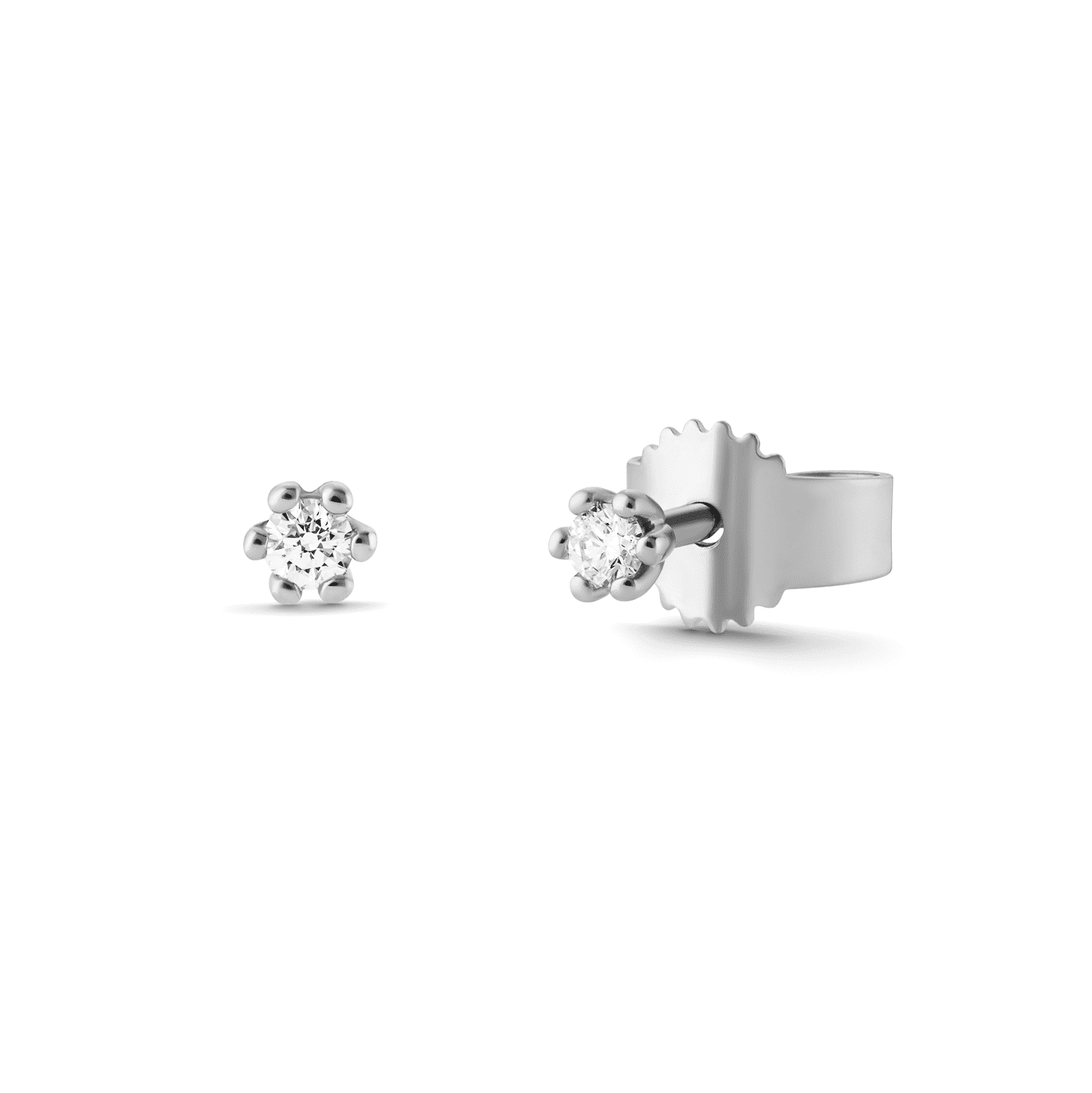 Ohrringe Diamant zus. ca. 0,05 ct. 333er Weißgold Select Solitär Ohrringe Diamant zus. ca. 0,05 ct. 333er Weißgold Select Solitär