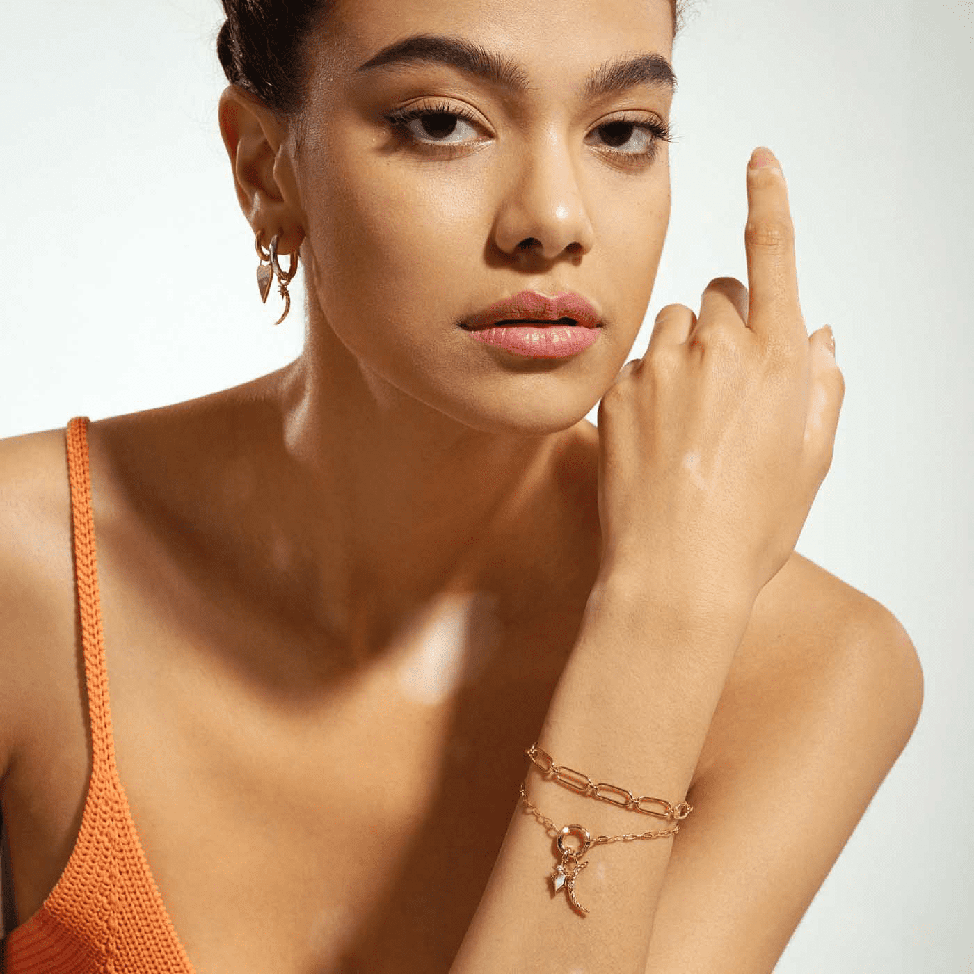 Charm für Ketten und Armbänder 925er Silber gelb vergoldet Rising Sun Charm für Ketten und Armbänder 925er Silber gelb vergoldet Rising Sun