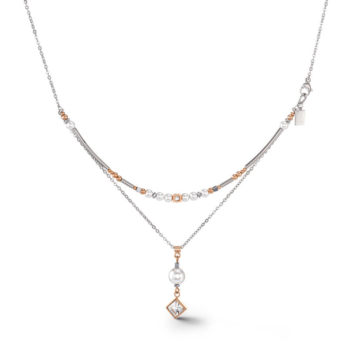Kette Crystal Pearls by Swarovski Edelstahl