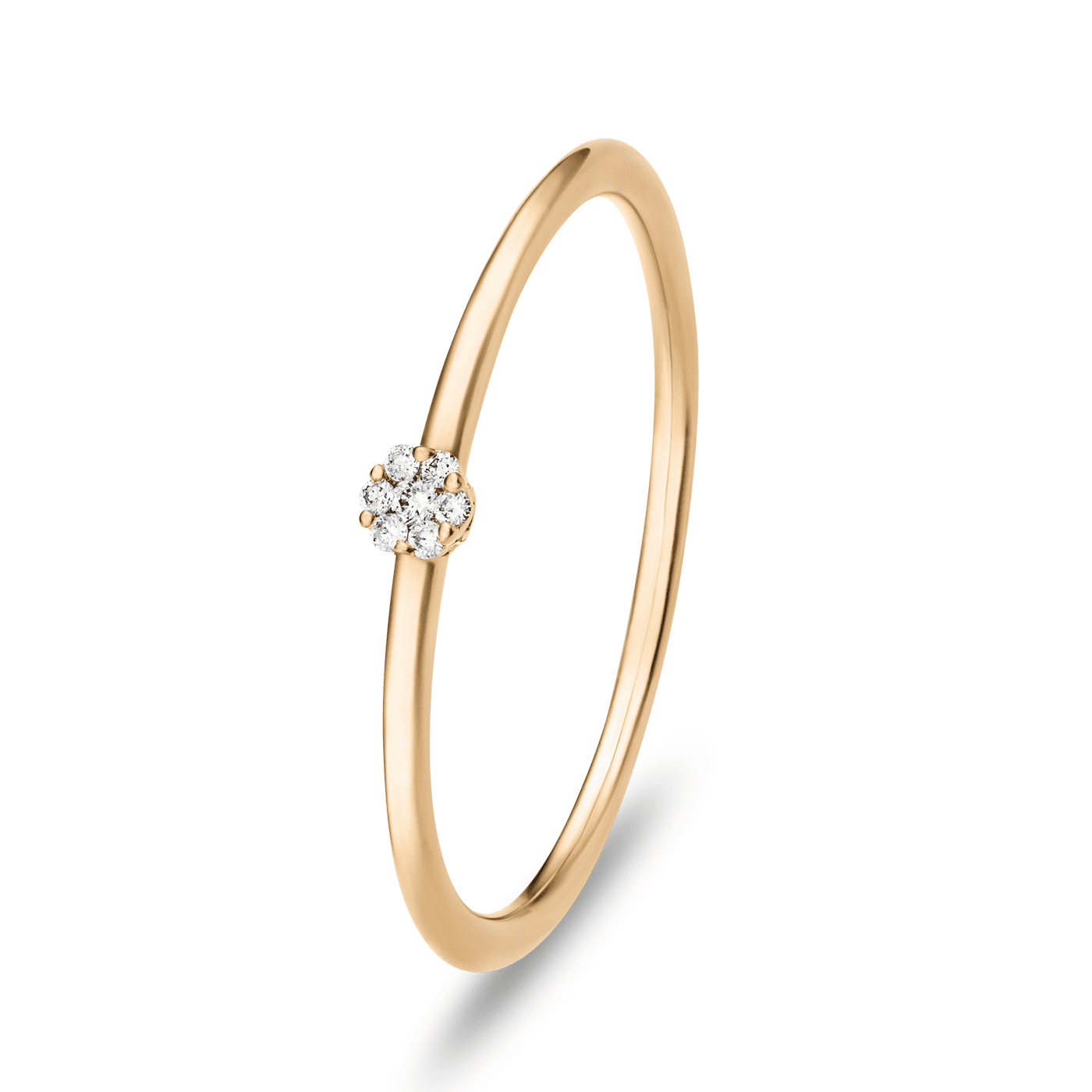 Ring Diamant zus.ca. 0,03 ct. 333er Gelbgold Ring Diamant zus.ca. 0,03 ct. 333er Gelbgold