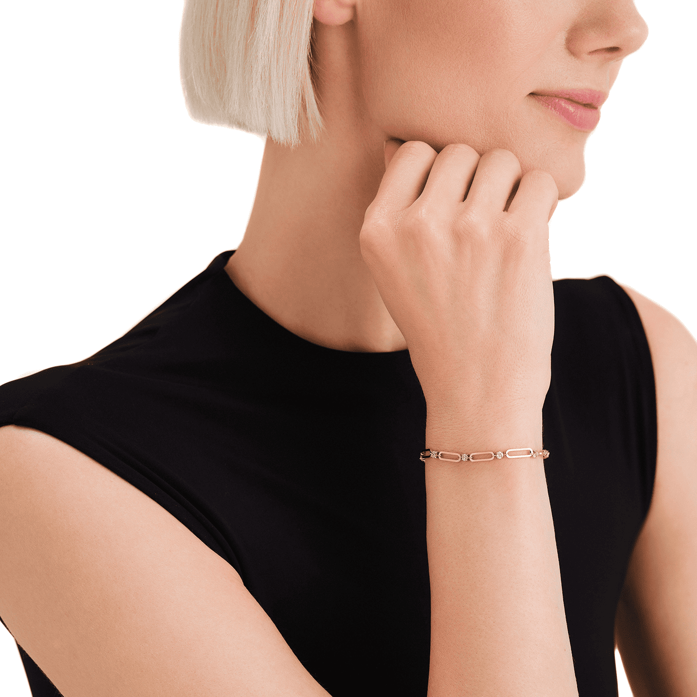 Armband Edelstahl gelb vergoldet Crystal Armband Edelstahl gelb vergoldet Crystal