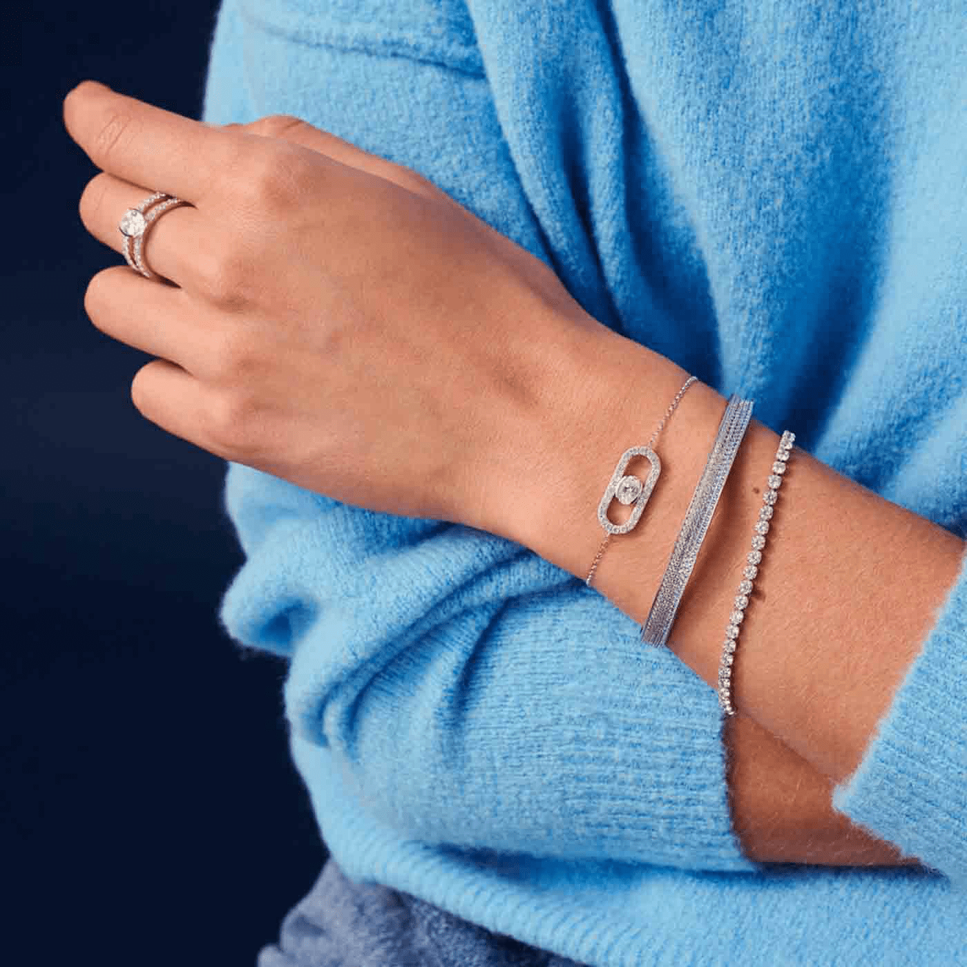 Armband 925er Silber gelb vergoldet Ellera