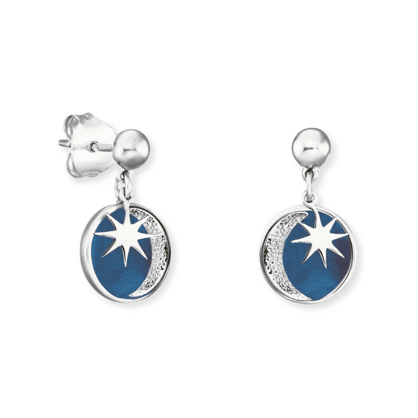 Ohrringe 925er Silber Sonne, Mond & Stern Ohrringe 925er Silber Sonne, Mond & Stern
