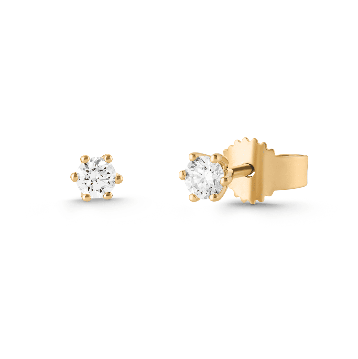 Ohrringe Diamant zus. ca. 0,20 ct. 333er Gelbgold Select Solitär Ohrringe Diamant zus. ca. 0,20 ct. 333er Gelbgold Select Solitär