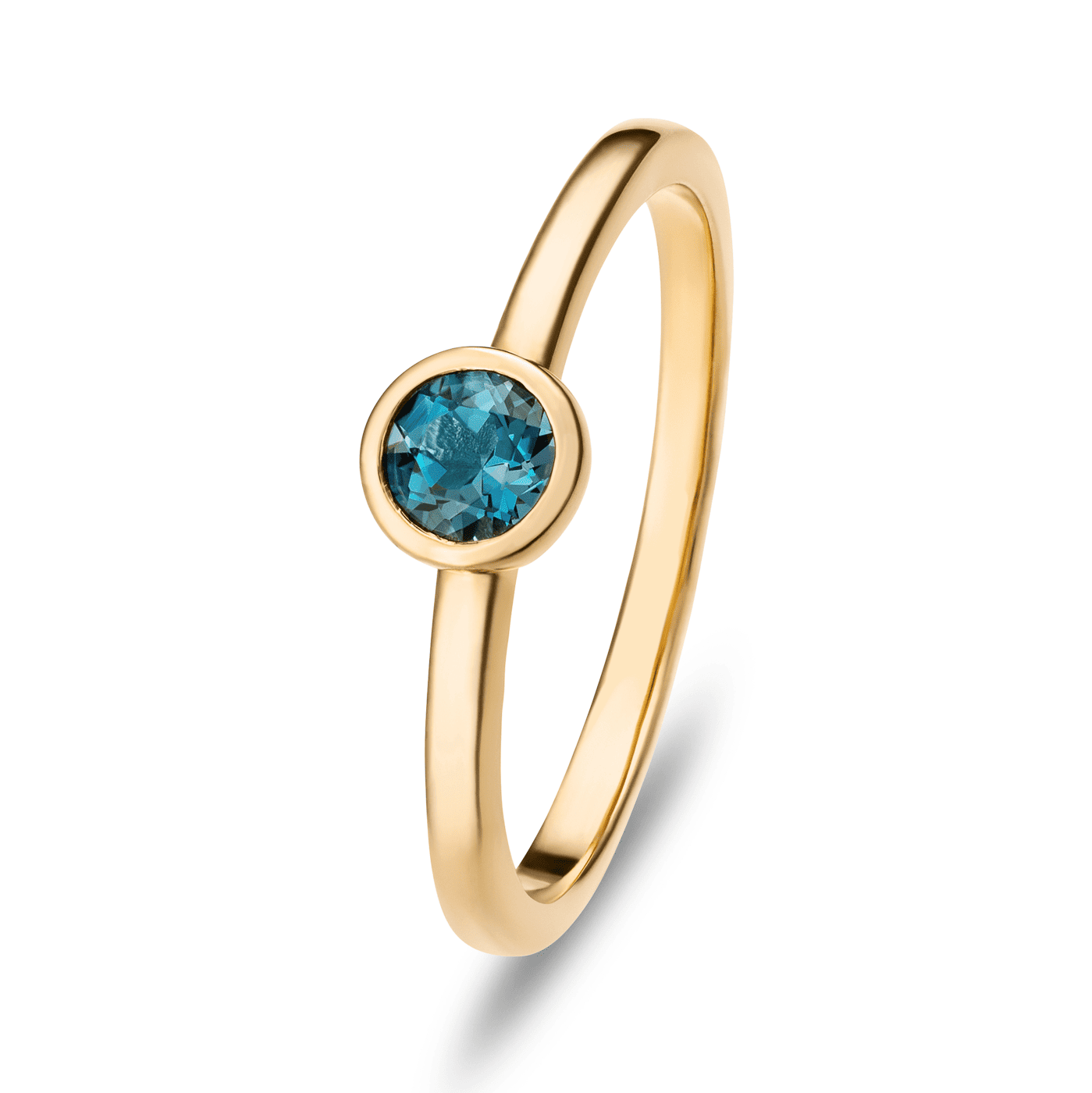 Ring Edelstein 375er Gelbgold Ring Edelstein 375er Gelbgold