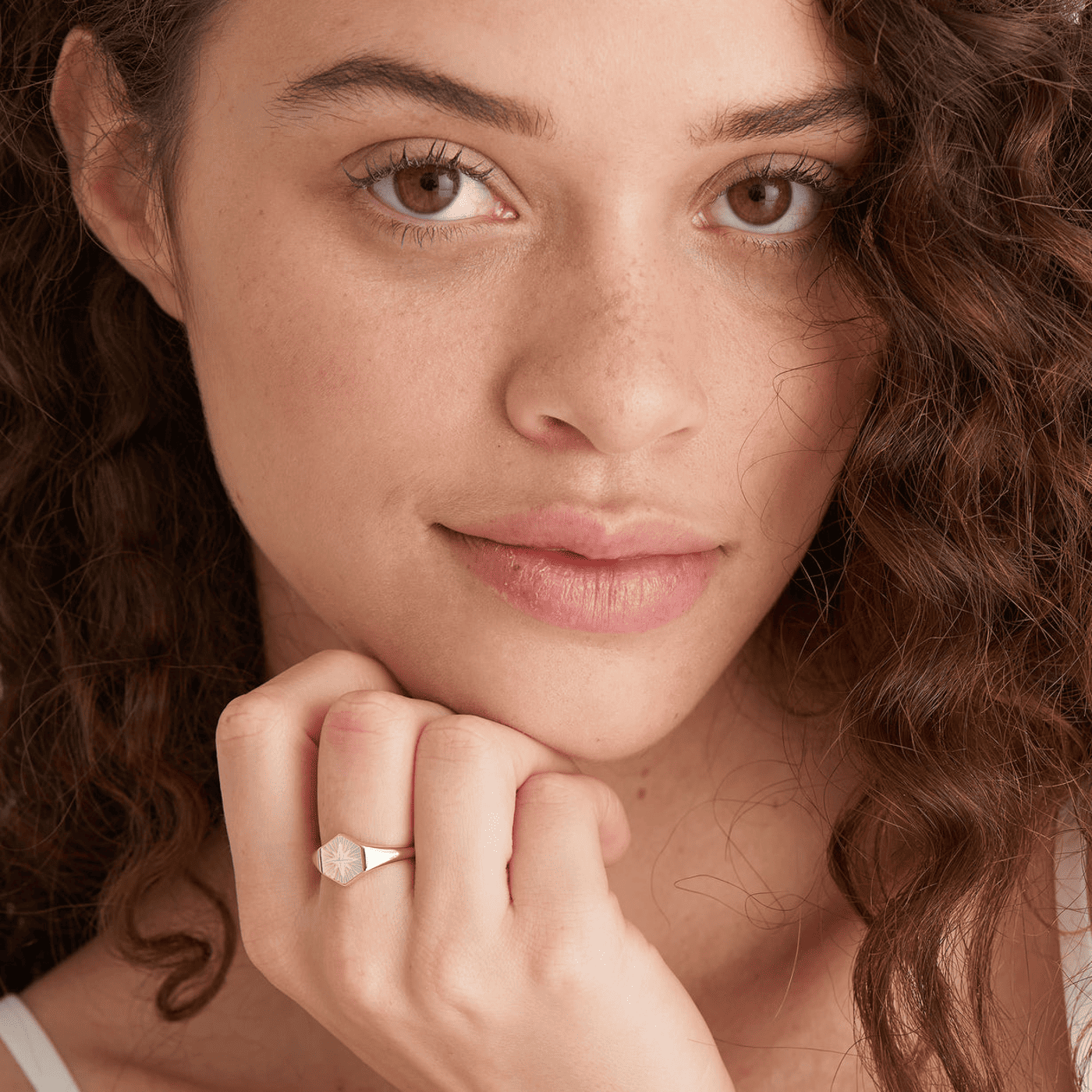 Ring Perlmutt 925er Silber gelb vergoldet Wild Soul