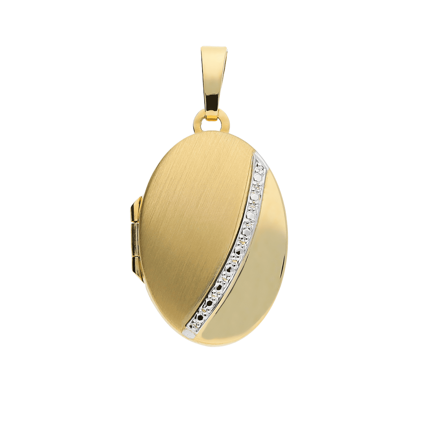 Medaillon 333er Gelbgold rhodiniert  Medaillon 333er Gelbgold rhodiniert