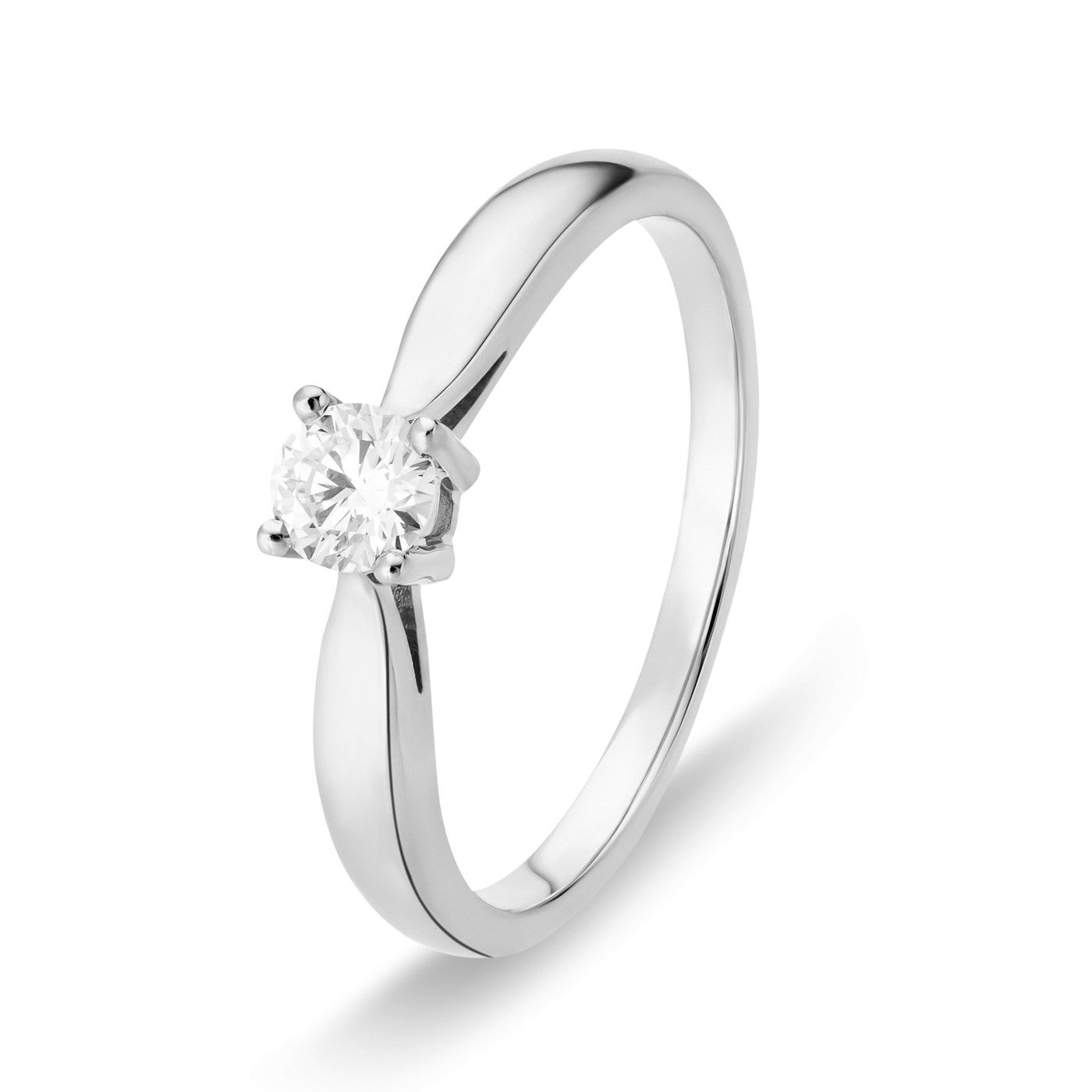 Ring Diamant ca. 0,25 ct. 585er Weißgold Select Solitär Ring Diamant ca. 0,25 ct. 585er Weißgold Select Solitär