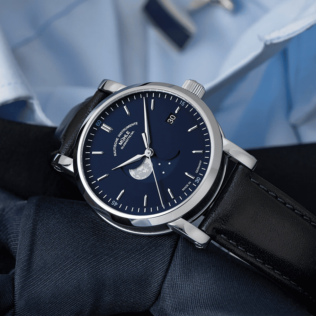 Teutonia IV Bluemoon Automatik Uhr Teutonia IV Bluemoon Automatik Uhr