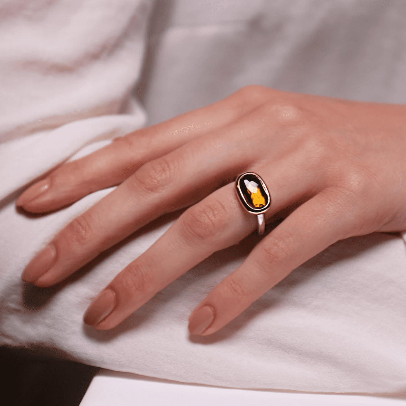 Ring Zirkonia 925er Silber bicolor Vintage Elegance Ring Zirkonia 925er Silber bicolor Vintage Elegance
