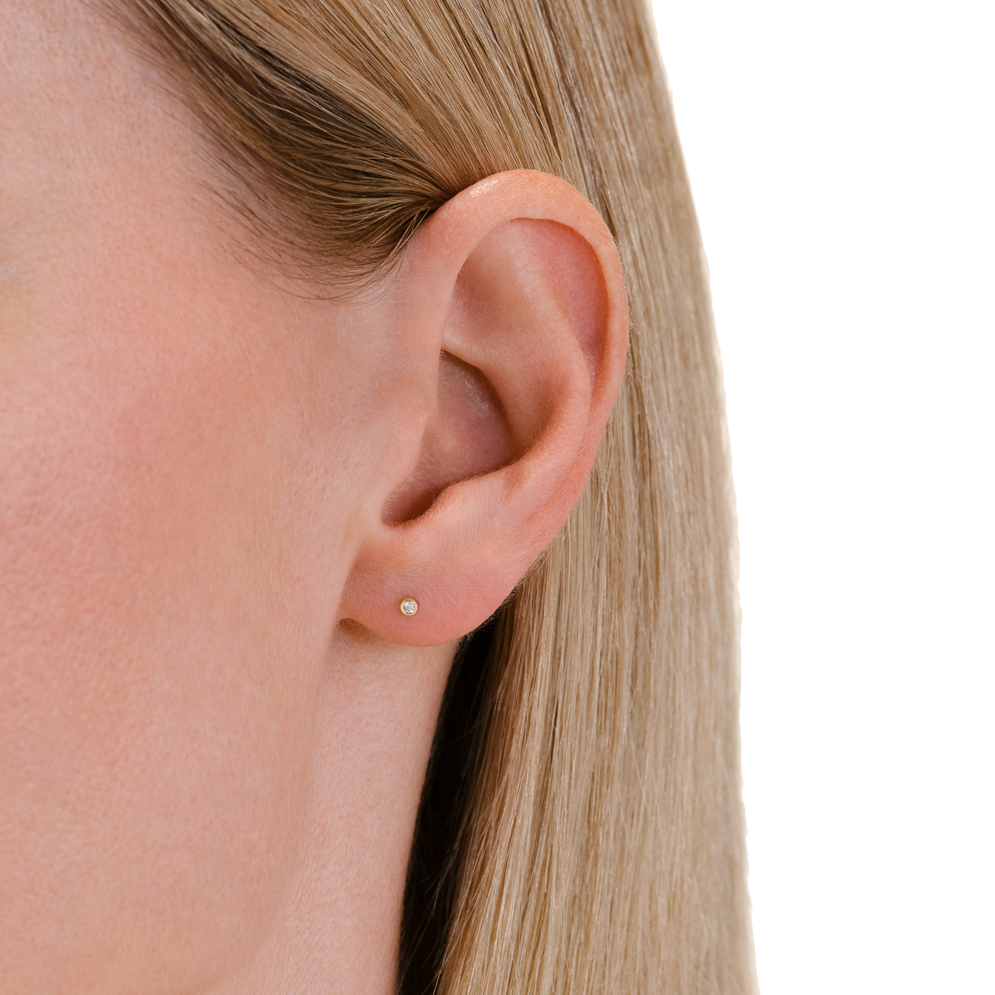 Ohrringe syn. Diamant zus. 0,03ct. 585er Gelbgold Lumia Ohrringe syn. Diamant zus. 0,03ct. 585er Gelbgold Lumia