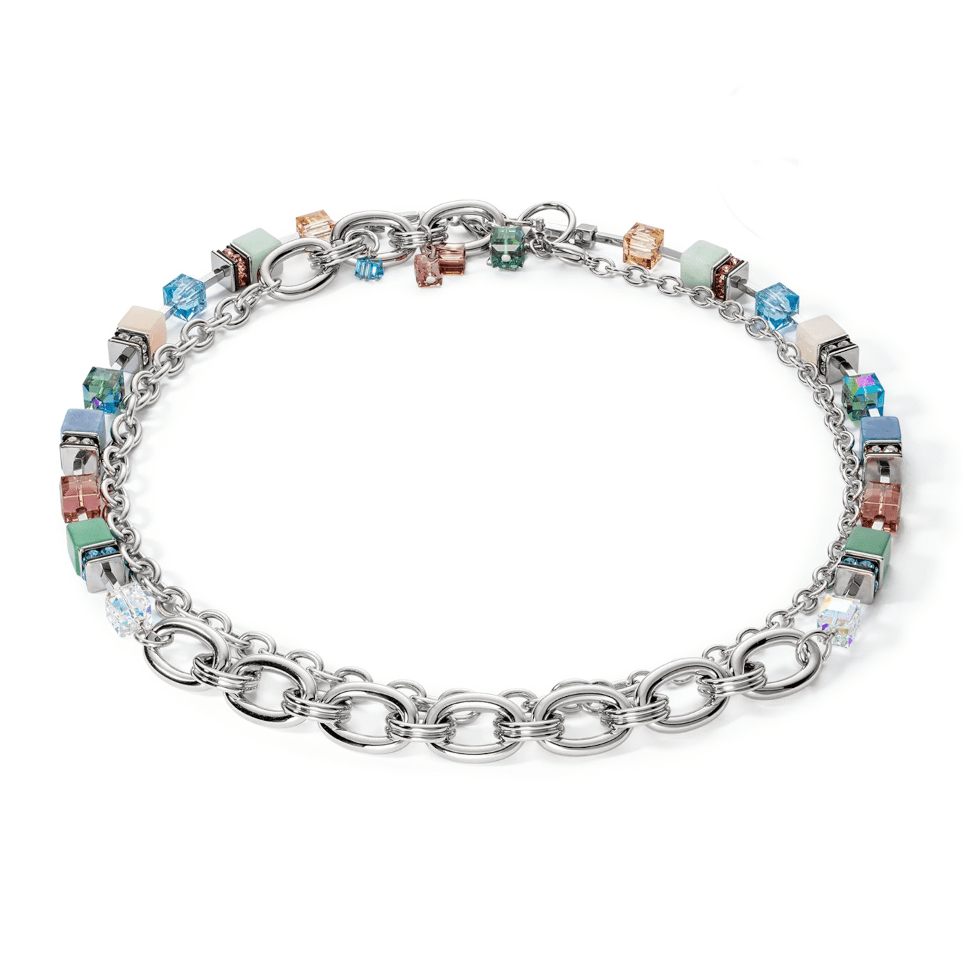 Edelsteinkette Edelstahl Edelsteinkette Edelstahl