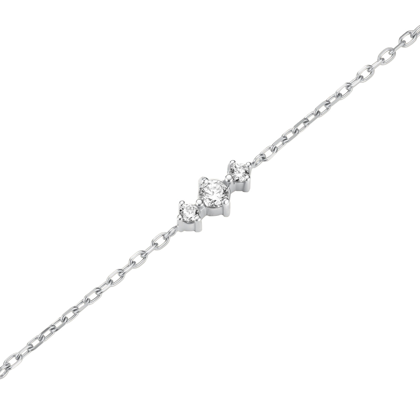 Zirkoniakette Edelstahl Crystal