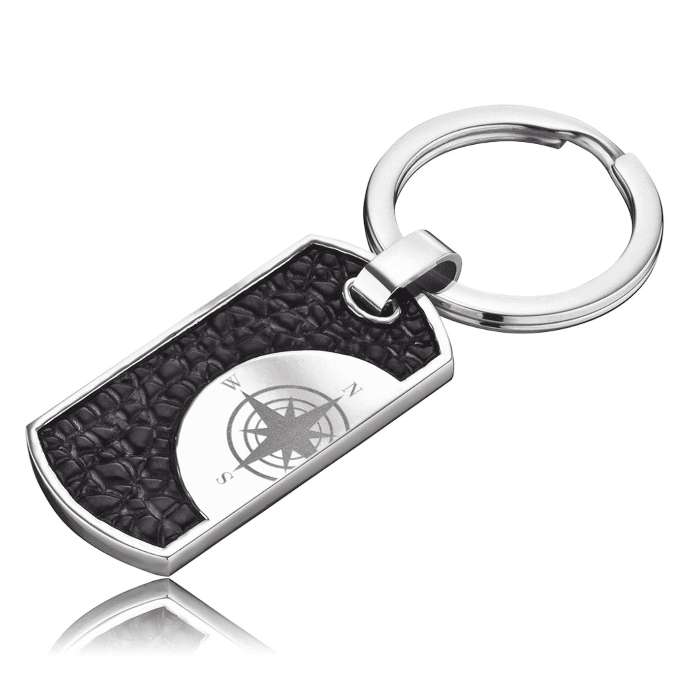 Schlüsselanhänger Edelstahl Havanna