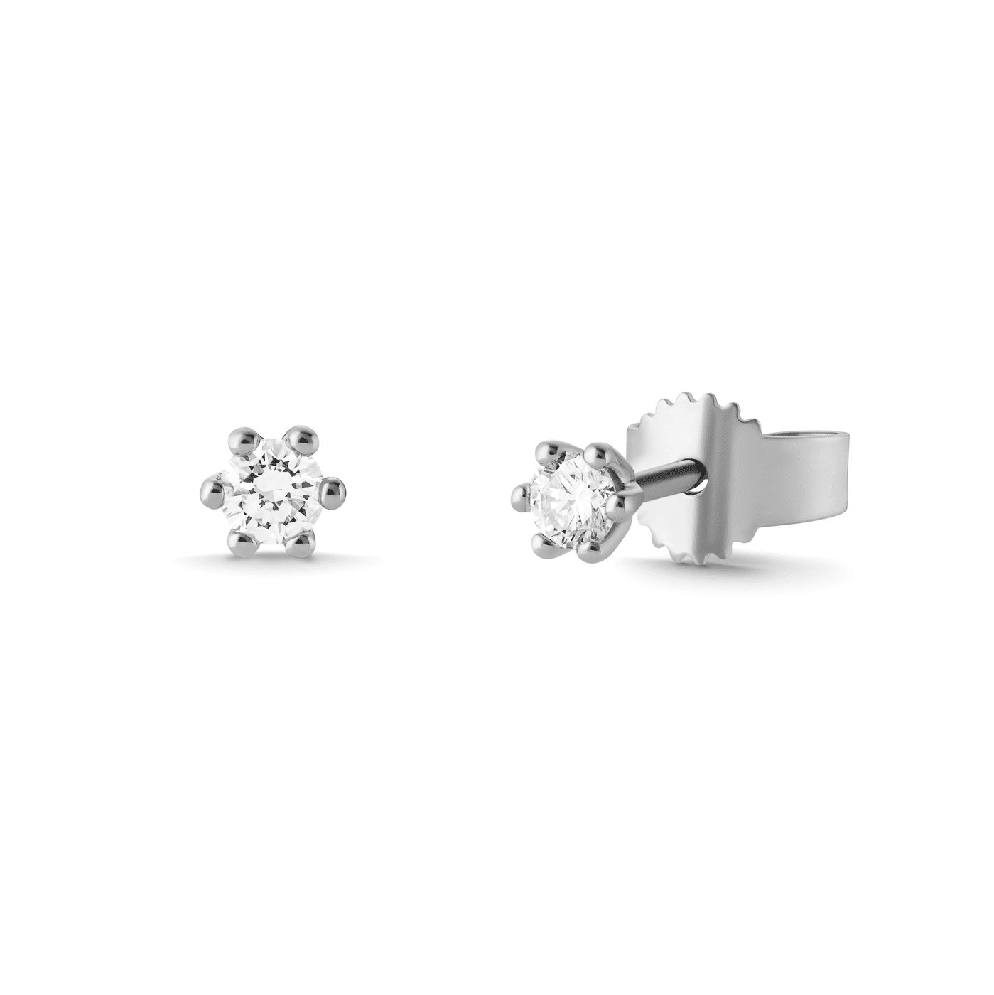 Ohrringe Diamant zus. ca. 0,15 ct. 333er Weißgold Select Solitär Ohrringe Diamant zus. ca. 0,15 ct. 333er Weißgold Select Solitär
