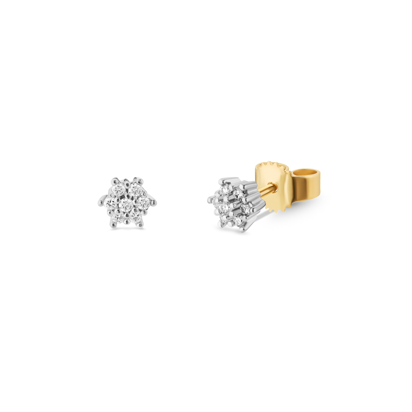 Ohrringe Diamant zus. Ca. 0,10 ct 333er Gelbgold Ohrringe Diamant zus. Ca. 0,10 ct 333er Gelbgold