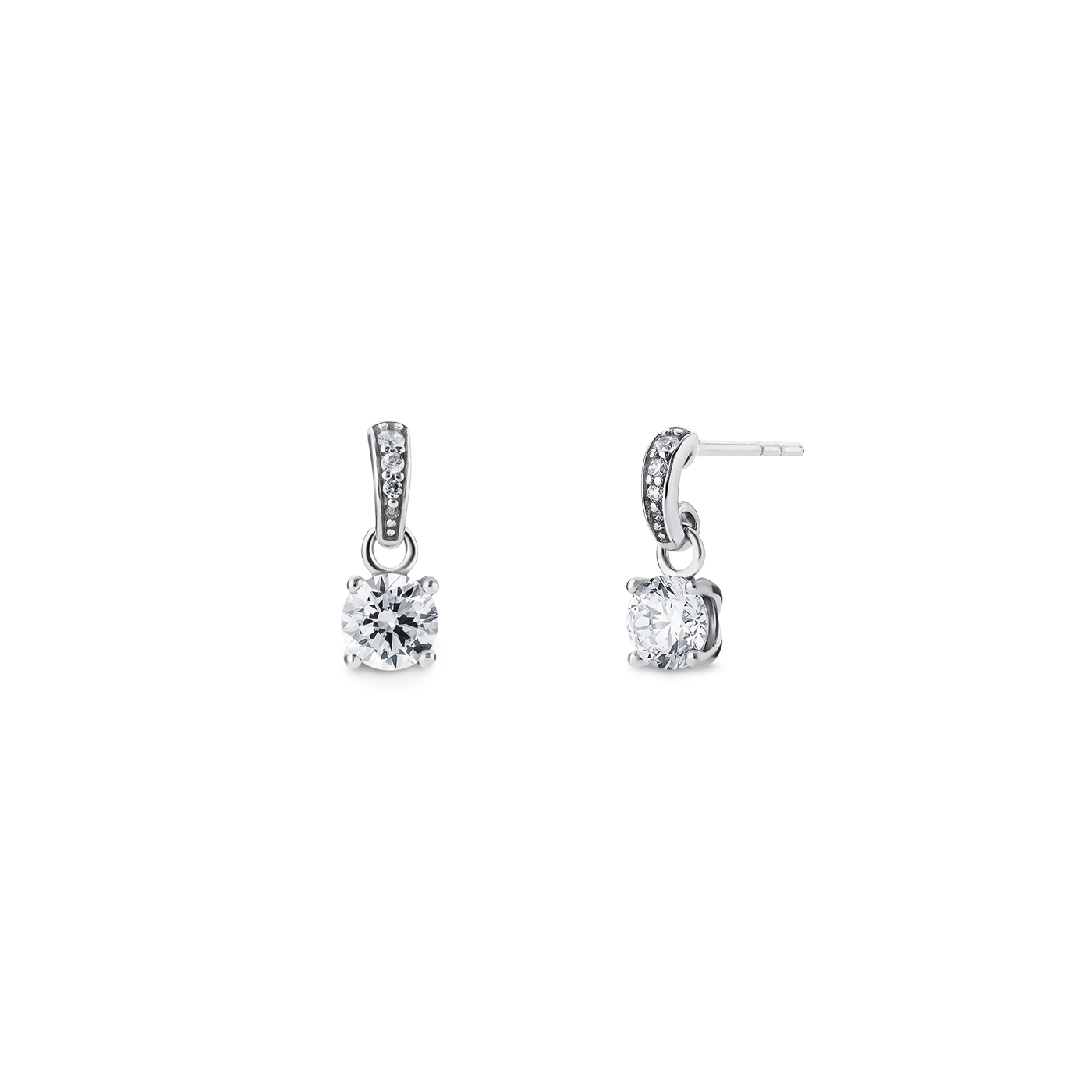 Ohrringe Zirkonia 925er Silber  Ohrringe Zirkonia 925er Silber