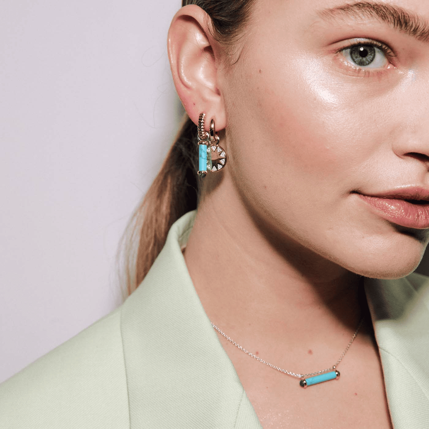 Charms für Ohrringe 925er Silber Be Gratefull